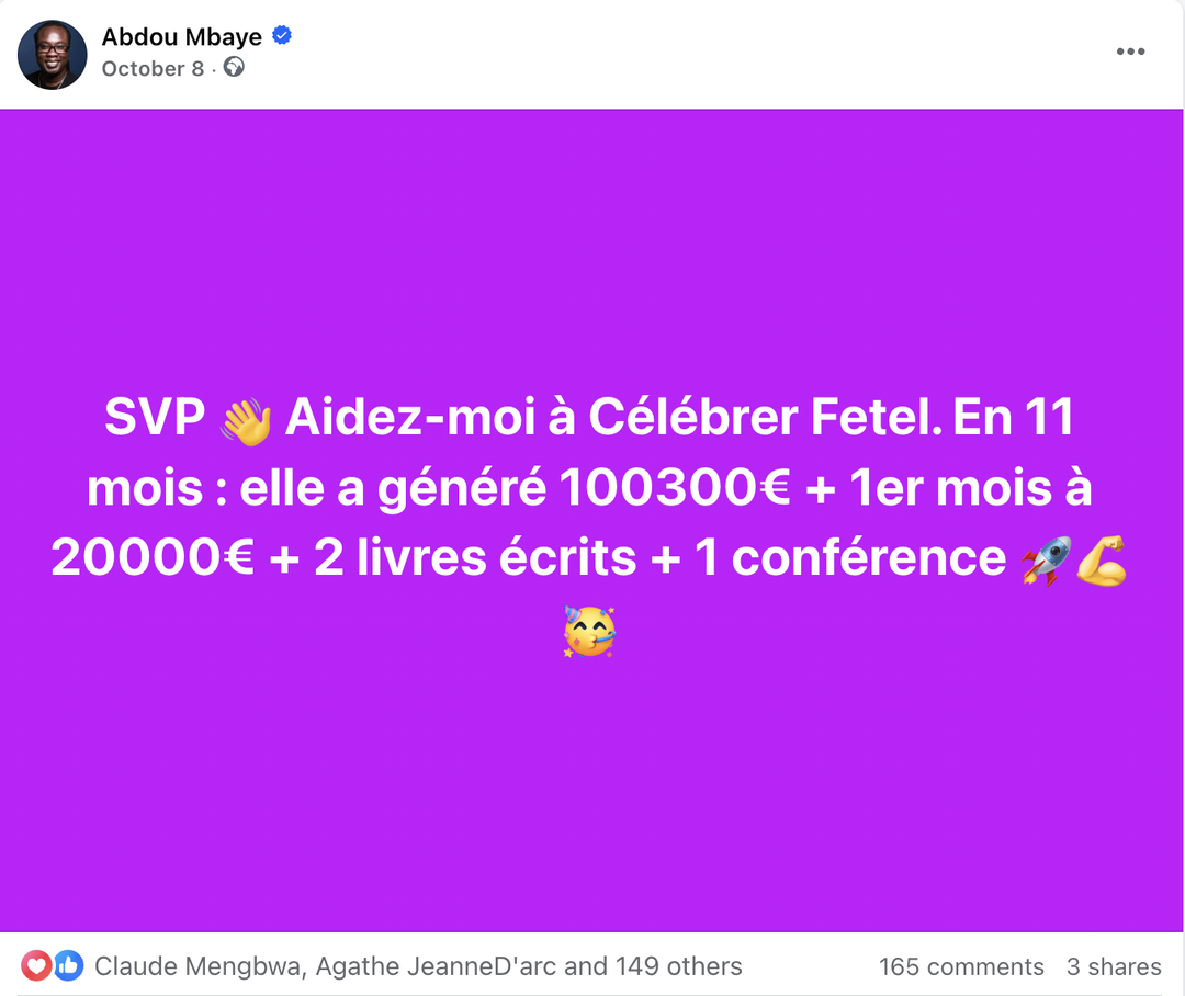 Résultat de Fétel : 100 300€ en 11 mois